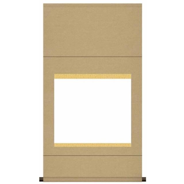 仕立上白抜掛軸 【趣味・習い事白抜掛軸】 [F８サイズ] [純綿丸表装] [SI-744]【代引き不可】の通販は