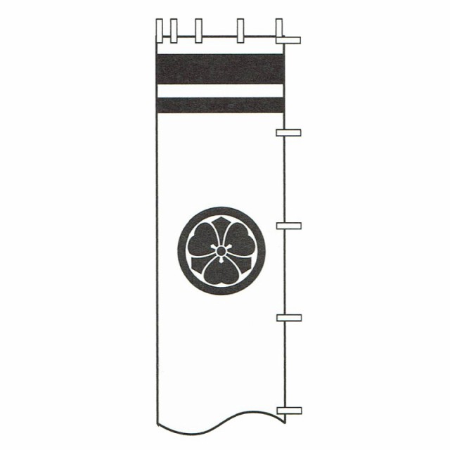[徳永鯉][武者のぼり]節句幟用[4.5m〜3.8m節句幟用][黒・赤・青色][一種の家紋または花個紋][tn-N1c45][日本の伝統文化][武者のぼり]