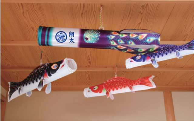 徳永鯉のぼり室内用浮き浮き飾り鯉のぼり1m鯉3匹京錦京鶴吹流し日本の