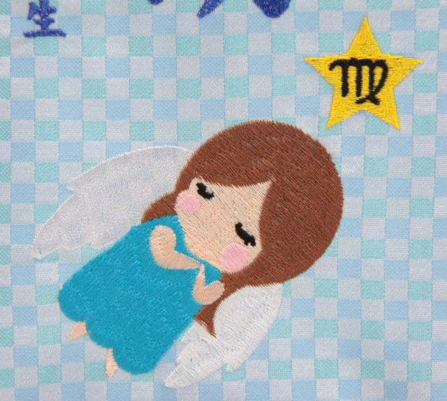 名前旗 おとめ座 十二星座 銀刺繍 小 hosi6-s 名前旗 おとめ座 十二星座 銀刺繍 小 hosi6-s : ちぐさや - 通販
