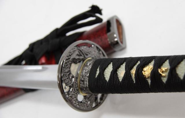 模造刀 幕末シリーズ 坂本 龍馬（竜馬） 大刀 刃紋入り刀身 メッキ合金[neu029l] 美術刀剣（代引き不可）の通販は