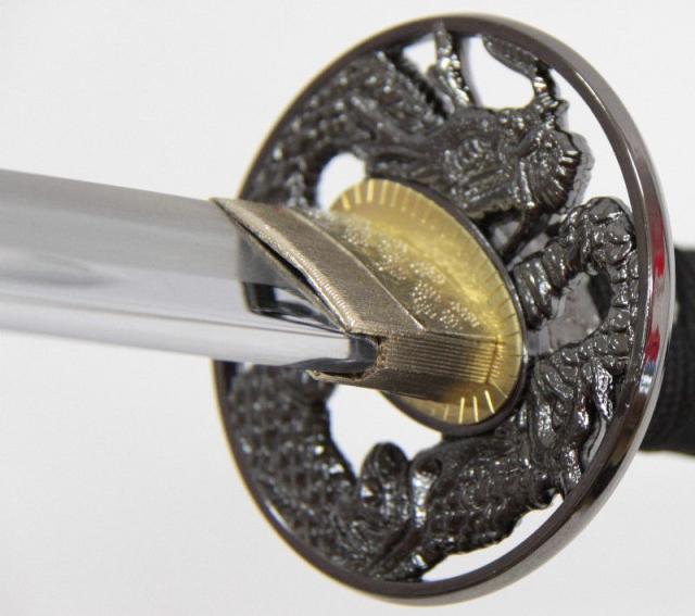 模造刀 幕末シリーズ 坂本 龍馬（竜馬） 大刀 刃紋入り刀身 メッキ合金[neu029l] 美術刀剣（代引き不可）の通販は