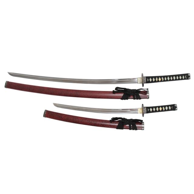 模造刀 幕末シリーズ 坂本龍馬（竜馬） 大小刀 刃紋入り刀身 メッキ