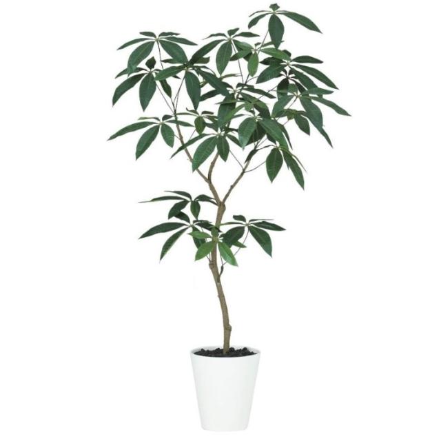 人工観葉植物 パキラ FST 120 ポット付き 高さ120cm （P52-91866) （代引き不可） インテリアグリーン フェイクグリーン