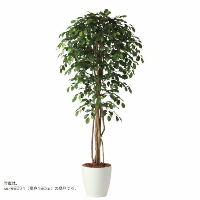 人工観葉植物 フィッカスベンシャミナリアナ 150 natural ポット付き 高さ150cm （P58-98522) （代引き不可） インテリアグリーン フェイクグリーンの通販は