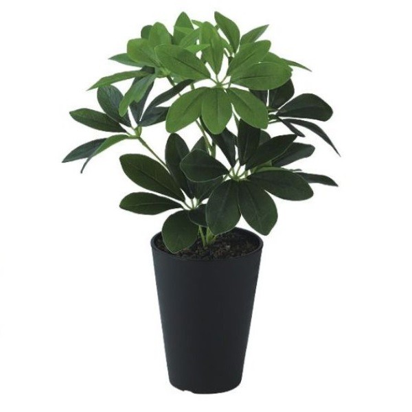 人工観葉植物 グリーンカボック S ポット付き 高さ35cm （P106-99461) （代引き不可） インテリアグリーン フェイクグリーン