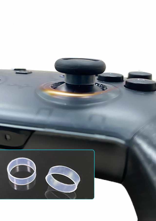 スティック保護リング スティック用プロテクトリング 削れ防止 白い粉対策 PS5 PS4 Switchプロコン 各種コントローラー適用 クリア 10個  ブランドのアイテムを NEXUP プロコン シリコンリング