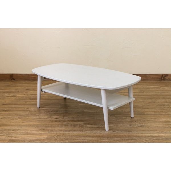 センターテーブル テーブル 家具 インテリア TRIM 棚付き 折れ脚 ローテーブル DBR NA WW 取り外し可能 棚板付きの通販は