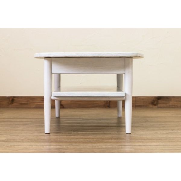 センターテーブル テーブル 家具 インテリア TRIM 棚付き 折れ脚 ローテーブル DBR NA WW 取り外し可能 棚板付きの通販は