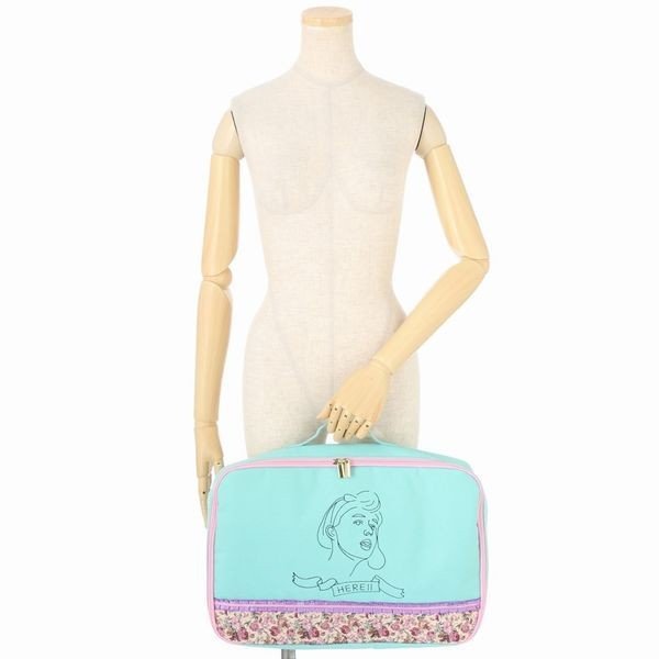 ポーチ レディースバッグ レディースファッション Face 刺繍 Big 下着