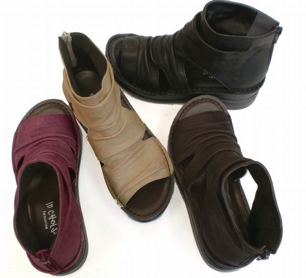 サンダル レディースシューズ レディースファッション 靴 本革 後ろ