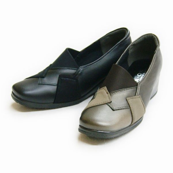 レディースシューズ レディースファッション 靴 柔らか 女性らしい ストレッチ コンビパンプス 日本製 手を使わずスポット 着脱可能 本革の通販はau Pay マーケット Tre Fiore
