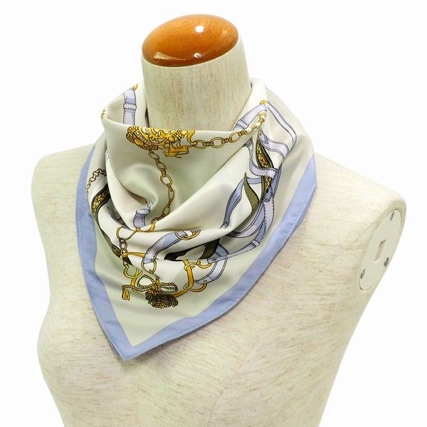 スカーフ ファッション小物 レディースファッション 春夏 チェーンベルト柄 春らしい パステルカラー 首に巻く バッグの持ち手にの通販はau Pay マーケット Tre Fiore