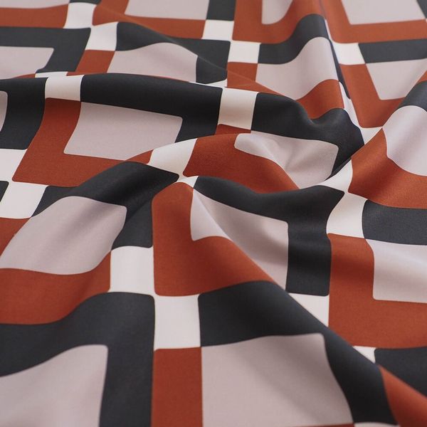 スカーフ ファッション小物 レディースファッション ストール スクエア幾何柄 秋冬 レトロな雰囲気 幾何柄 首に巻く バッグの持ち手にの通販はau Pay マーケット Tre Fiore