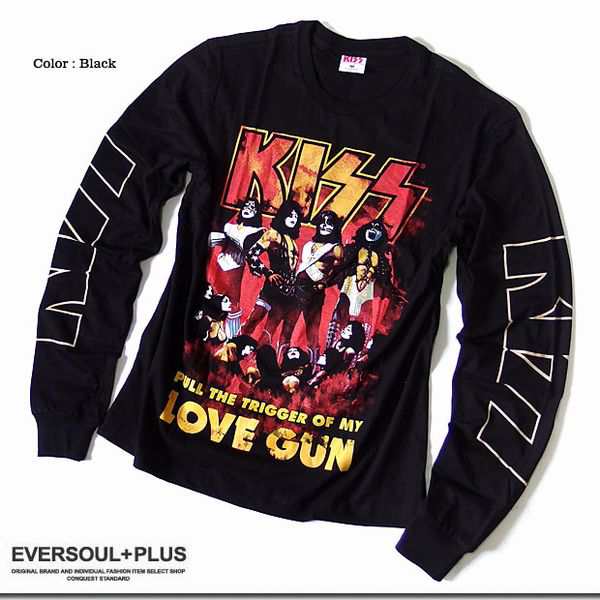 長袖 Tシャツ カットソー トップス メンズファッション 伝説のロックバンド Kiss キッス ロゴプリント 長袖ロンt Love Gun かなり使えるの通販はau Pay マーケット Tre Fiore