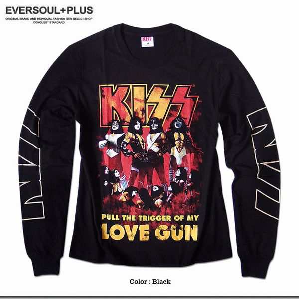 長袖 Tシャツ カットソー トップス メンズファッション 伝説のロックバンド Kiss キッス ロゴプリント 長袖ロンt Love Gun かなり使えるの通販はau Pay マーケット Tre Fiore