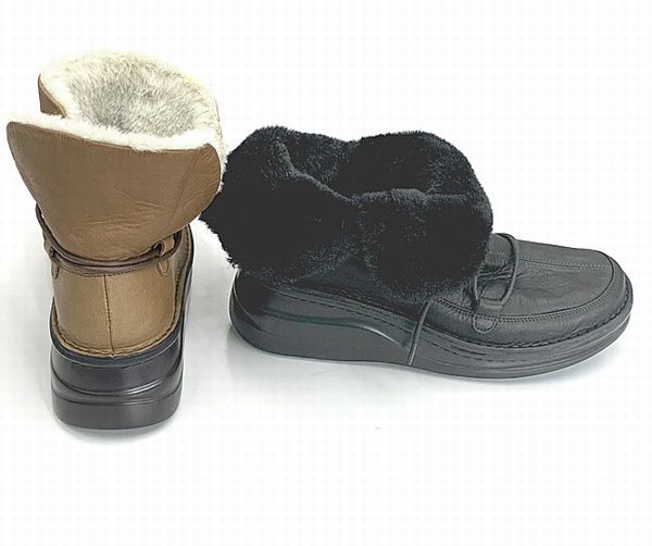 ブーツ レディースシューズ レディースファッション 靴 ゴムレースアップ ファー付き 内側ファー 暖かな履き心地 クッション性 ブーツ レディースシューズ レディースファッション 靴 ゴムレース