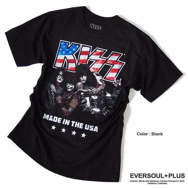 半袖 Tシャツ カットソー トップス メンズファッション ロックフェス オススメ 伝説 ロックバンド Kiss キッス メンバー 箔ロゴ ダンスの通販はau Pay マーケット Tre Fiore