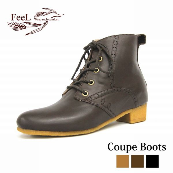 ブーツ レディースシューズ レディースファッション 靴 Coupe Boots コッペブーツ ブーツバージョン 飾らない 素朴デザイン 麦の形