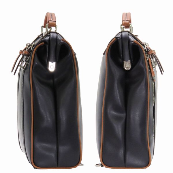 ブリーフケース ビジネスバッグ メンズバッグ メンズファッション アカチャ色 ネイビー色 Kiwada パトリック ダレス ビジネスリュック ブリーフケース ビジネスバッグ メンズバッグ メンズファッション