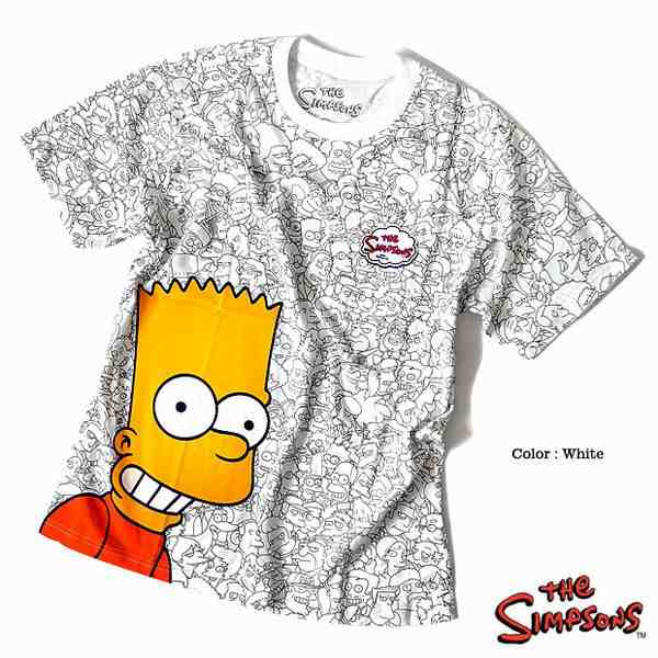 半袖 Tシャツ カットソー トップス メンズファッション The Simpsons ザシンプソンズ 大人気キャラクター バート 大きく描かれた 可愛いの通販はau Pay マーケット Tre Fiore