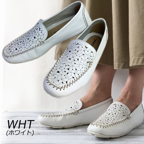 モカシン レディースシューズ レディースファッション 靴 ラインストーン 透かし模様 ドライビング インヒール アーチサポート 本革 Ssの通販はau Pay マーケット Tre Fiore