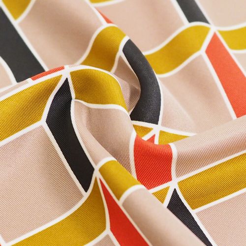 スカーフ ファッション小物 レディースファッション 秋冬スカーフ レトロ幾何柄 レトロな雰囲気 幾何柄 首に巻く 手首 バッグの持ち手にの通販はau Pay マーケット Tre Fiore