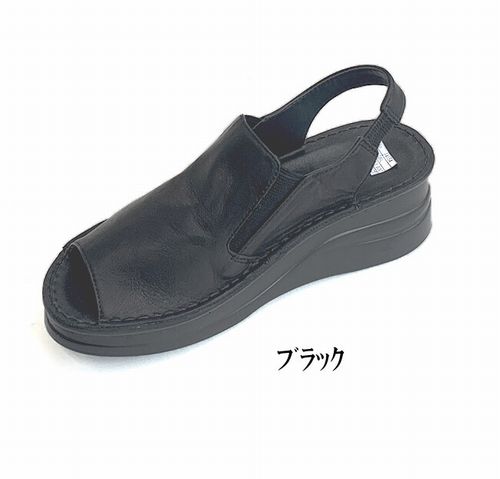サンダル レディースシューズ レディースファッション 靴 サイドゴア バックバンドサンダル S M L LL 履き易い仕様 【送料無料】_1