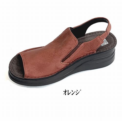 サンダル レディースシューズ レディースファッション 靴 サイドゴア バックバンドサンダル S M L LL 履き易い仕様 【送料無料】_3