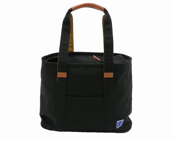 トートバッグ メンズバッグ メンズファッション ブラック色 木綿屋五三郎 帆布トート 抗菌消臭効果 木和田 バッグ 伸長式 通勤通学 490g