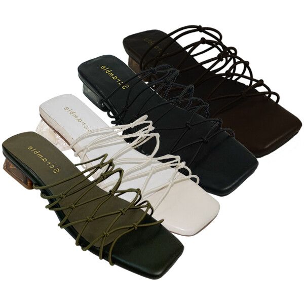 日本製 本革 編み込み サンダル クロスサンダル 幅広 3e 4e 外反母趾