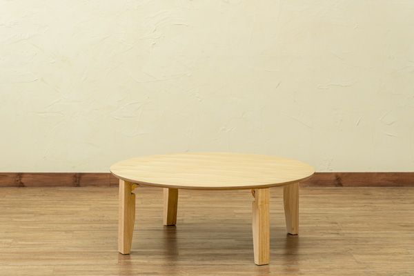 Rosslea 折り畳みテーブル 75 ウォールナット 座卓 ちゃぶ台 Rosslea 折り畳みテーブル 75 ウォールナット 座卓 ちゃぶ台