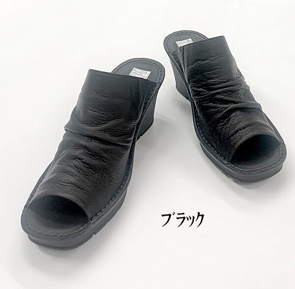 ミュール サンダル レディースシューズ レディースファッション 靴 ウェッジヒール オープントゥー コンフォート