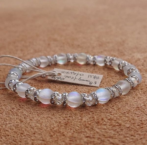 ブレスレット レディースアクセサリー アクセサリー ファッション エスペクトロ #0190 #0194 特殊加工 偏光フィルム ガラスビーズの通販は 5,330円