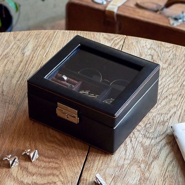 アクセサリーケース 整理用品 小物入れ インテリア雑貨 家具 インテリア メンズアイテム LaVitaIdeale メンズボックスM メンズボックス 【送料無料】_2