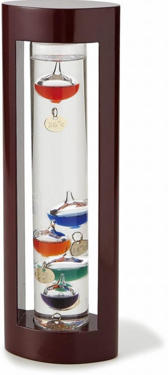 オブジェ 置き物 インテリア雑貨 家具 インテリア FunScience ガリレオ ガラスフロート温度計 物理学者 ガリレイ 液体の比重 温度計