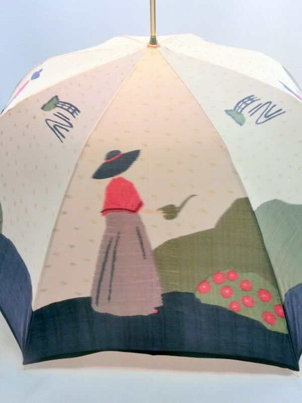 ふるさと納税 婦人用雨傘 フィオーレ〈手元：楓〉名入れ可(カラー：ワイン） 東京都台東区 - 3