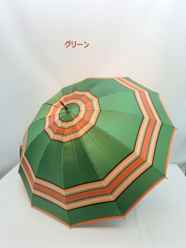 雨傘 傘 ファッション小物 レディースファッション 長傘 婦人 甲州産 先染 朱子格子生地 日本製傘 12本骨 和風 手開き傘 日本製 艶感