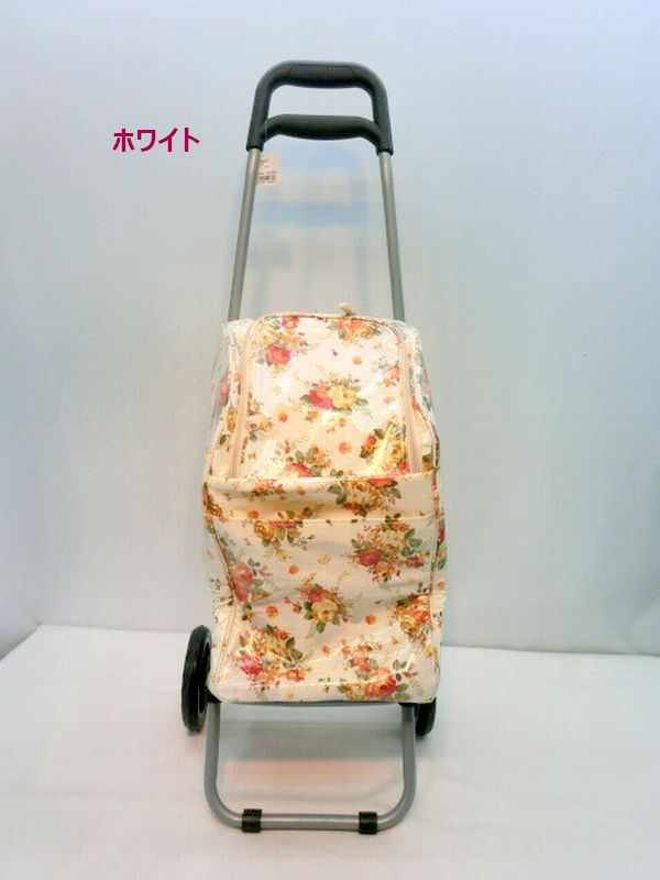 キャリーバッグ スーツケース レディースバッグ レディースファッション 花柄 プリント 軽量 保冷保温 キャリー つややか カート