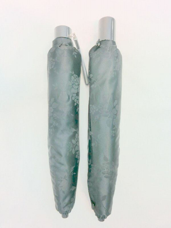 雨傘 傘 ファッション小物 レディースファッション 折傘 婦人 サテン花柄 ジャガード 超軽量 日本製 ブラック 葬祭用折傘 高級感ある