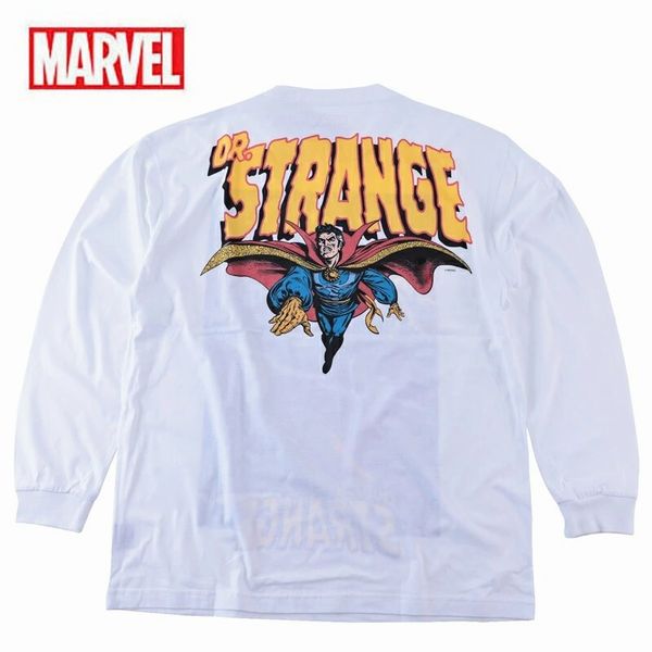 長袖 Tシャツ カットソー トップス メンズファッション MARVEL ロンT ドクターストレンジ DOCTOR STRANGE マーベル アメコミ コミックス 長袖 Tシャツ カットソー トップス メンズファッション MARVEL ロンT