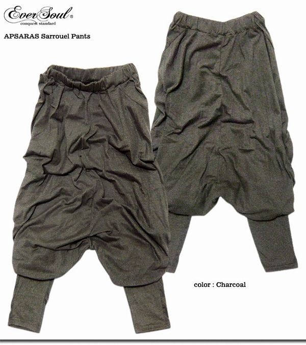 サルエルパンツ ボトムス パンツ メンズファッション ヴォリュームある