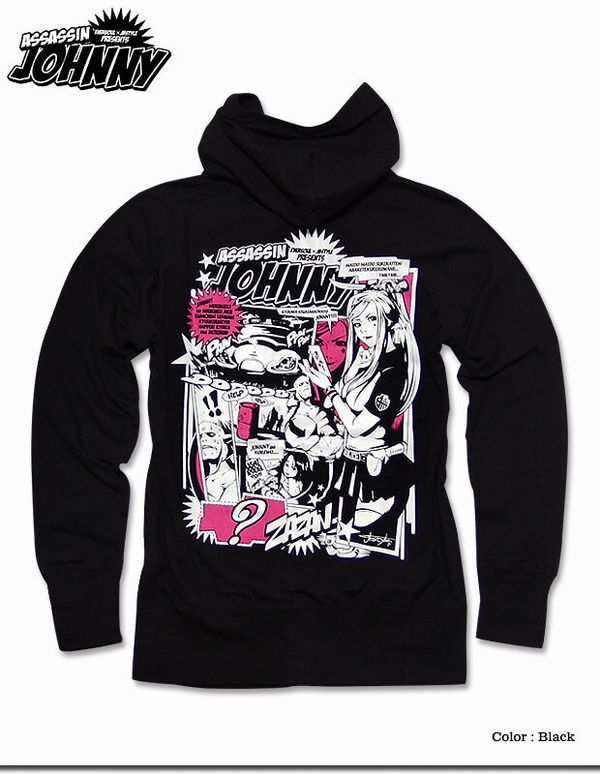 パーカー トップス メンズファッション EVERSOUL 殺し屋ジョニー