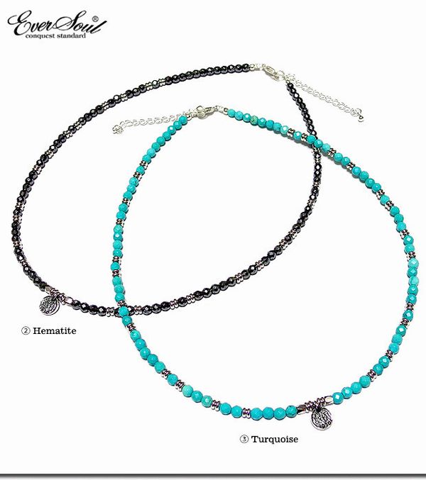 ネックレス ペンダント メンズアクセサリー アクセサリー ファッション カラフル 天然石 シルバー925 トップ組み合わせ 高級感溢れる 【送料無料】