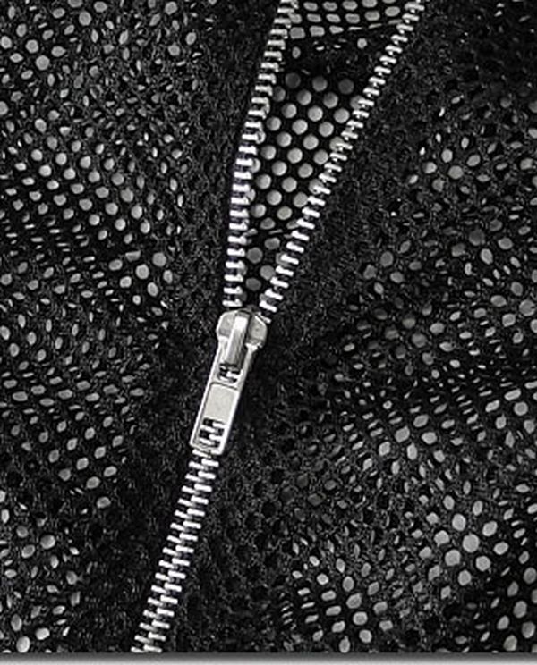 パーカー トップス メンズファッション シースルーメッシュ