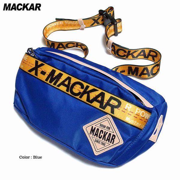 ウエスト ヒップバッグ メンズバッグ メンズファッション ロゴテープ使い ストリート スポーツテイスト満点 MACKAR メカ 多機能 機能性 ウエスト ヒップバッグ メンズバッグ メンズファッション ロゴテープ