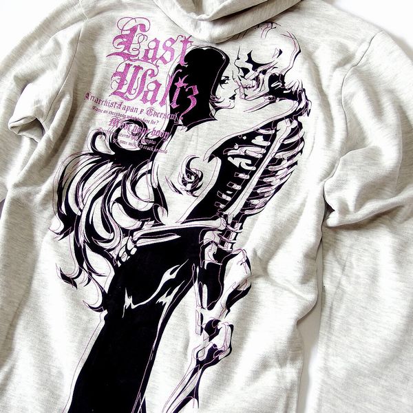 パーカー トップス メンズファッション 柔らかい生地 着心地抜群 エロかっこいい スカルガール 大胆プリント 裏起毛ジップパーカー 杢調 パーカー トップス メンズファッション 柔らかい生地 着心地抜群 エロ