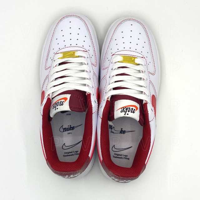 NIKE AIR FORCE 1 07 FIRST USE ナイキ エアフォース1 ホワイト 白 レッド 赤 メンズ スニーカー DA8478-101  WHITE×RED 転売対策 箱なし｜au PAY マーケット