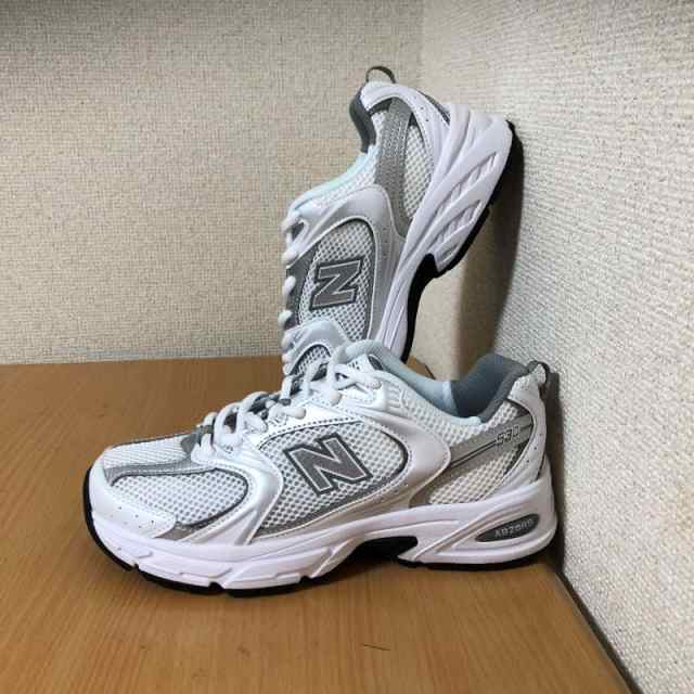 NEW BALANCE MR530AD-D WHITE/SILVER スニーカー 転売対策 箱なし 送料