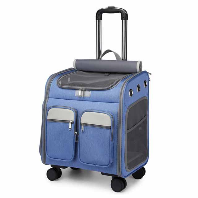 ペットキャリー リュック 猫 リュックカート ペットカート  キャリーバッグ 小型犬 猫 避難用リュック  3色の通販は